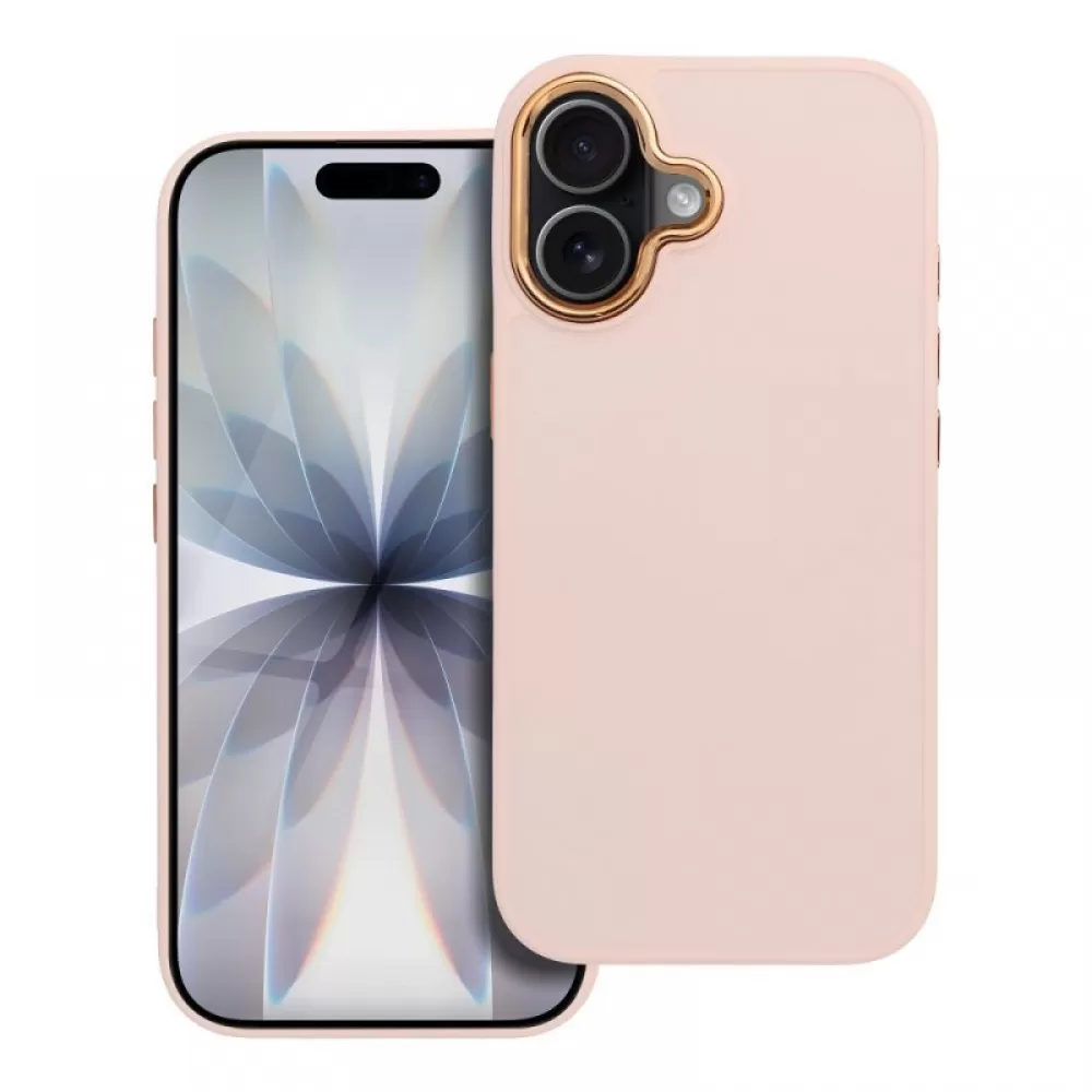 Futrola FRAME za iPhone 17 puder roze