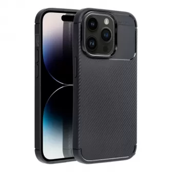 Silikonska futrola AUTO FOCUS LINE (carbon premium) za iPhone 17 Air crna