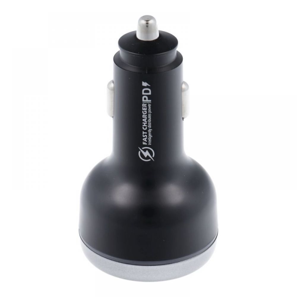 Auto punjac USB A + 2 x Type C PD QC3.0 3A 191W CC69-2C1A crni