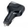 Auto punjac USB A + 2 x Type C PD QC3.0 3A 138W CC53-2C1A crni