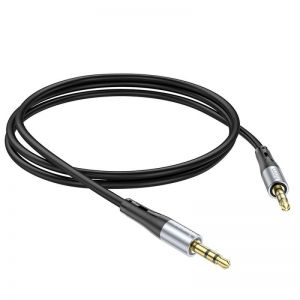 Kabal AUX Jack 3,5 mm na Jack 3,5 mm Hoco 1 m UPA22 crni