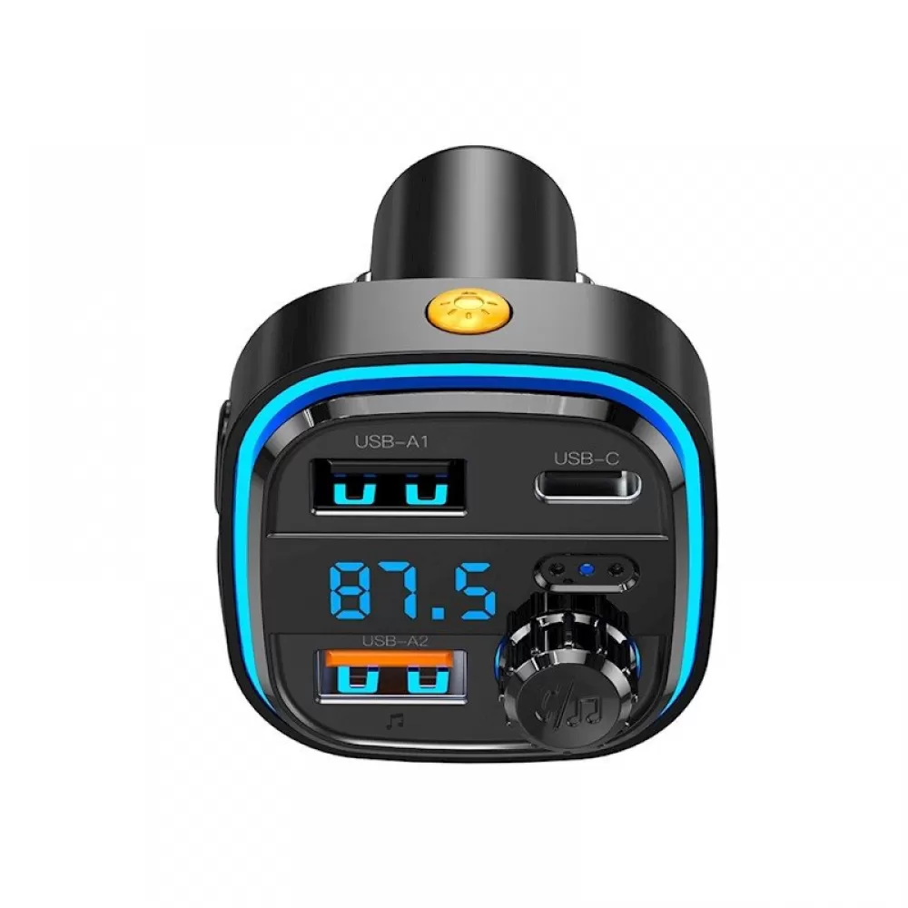 XO FM transmiter BCC08 Bluetooth MP3 auto punjac 3.1A crni