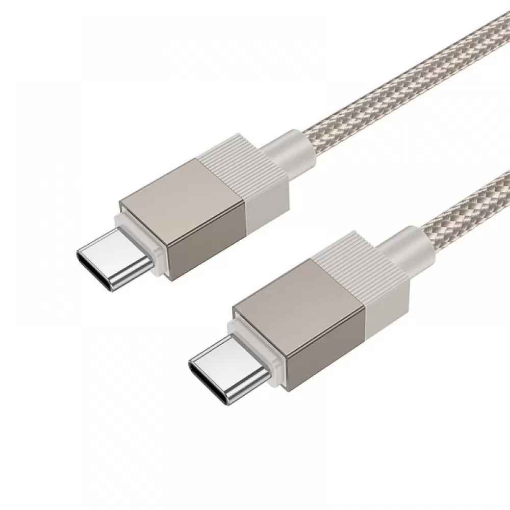 USB C na USB C kabl Hoco 3A 60W 1 m X110 zlatni