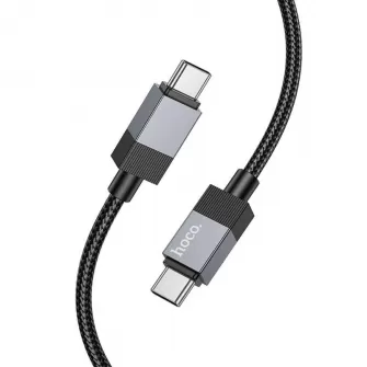 USB C na USB C kabl Hoco 3A 60W 1 m X110 crni