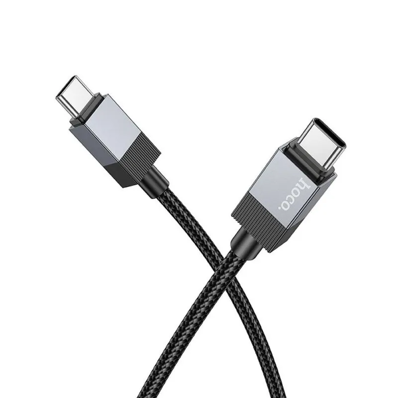 USB C na USB C kabl Hoco 3A 60W 1 m X110 crni