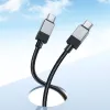 USB C na USB C kabl Hoco 3A 60W 1 m X110 crni
