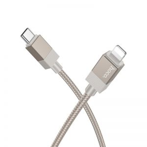 USB C na Lightning kabl Hoco PD 27W 1 m X110 zlatni