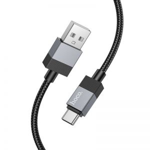 USB A na USB C kabl Hoco 3A 1 m X110 crni