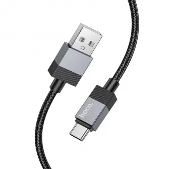 USB A na USB C kabl Hoco 3A 1 m X110 crni