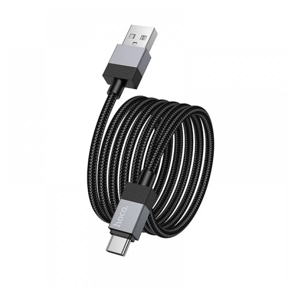 USB A na USB C kabl Hoco 3A 1 m X110 crni