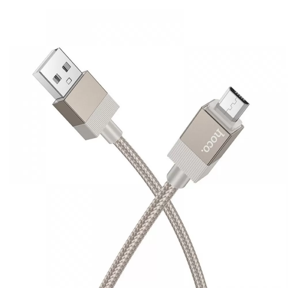 USB A na Micro USB kabl Hoco 2.4A 1 m X110 zlatni