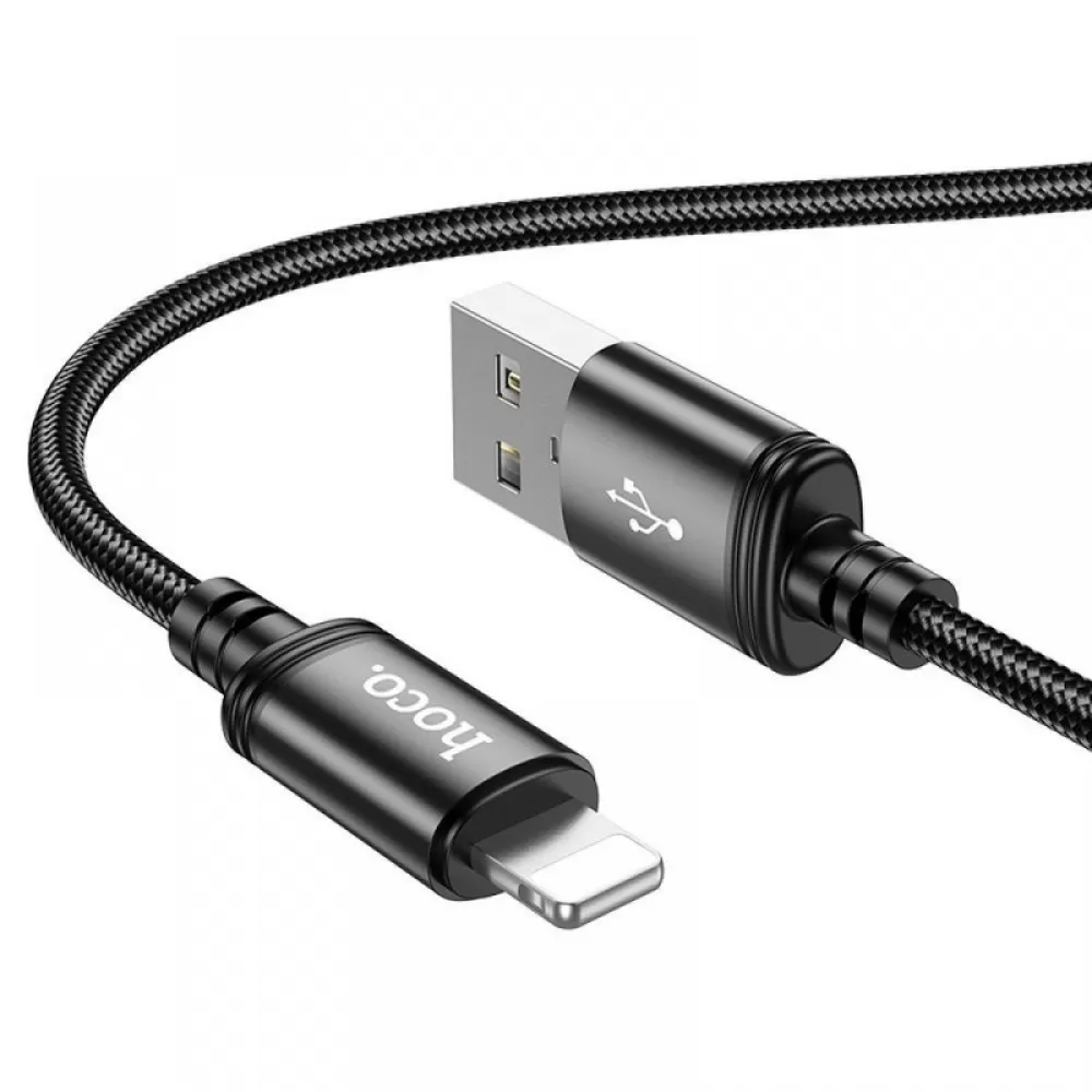 USB A na Lightning kabl Hoco 2.4A 1 m X89 crni