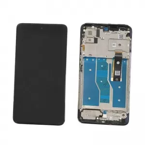 LCD + touchscreen + frame za Motorola Moto G82 5G (2022) GRAY FULL ORIGINAL EU