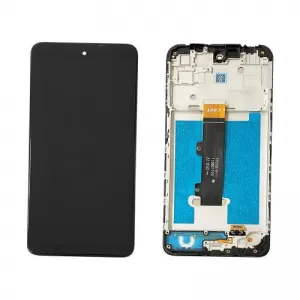 LCD + touchscreen + frame za Motorola Moto E32 4G (2022) BLACK FULL ORIGINAL EU
