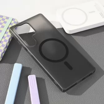 Futrola Matt Magnetic za iPhone 15 crna
