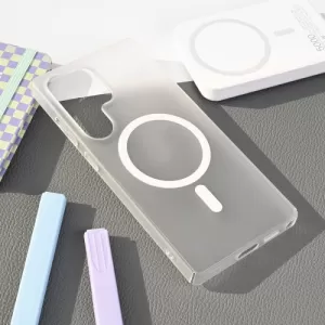 Futrola Matt Magnetic za iPhone 14 Pro Max bela