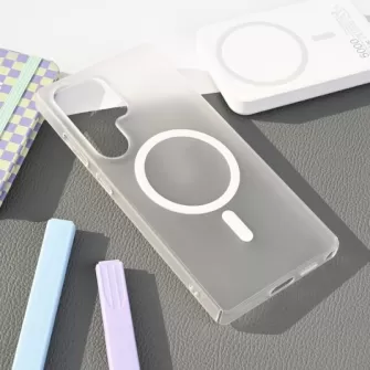 Futrola Matt Magnetic za Samsung Galaxy S25 Edge bela