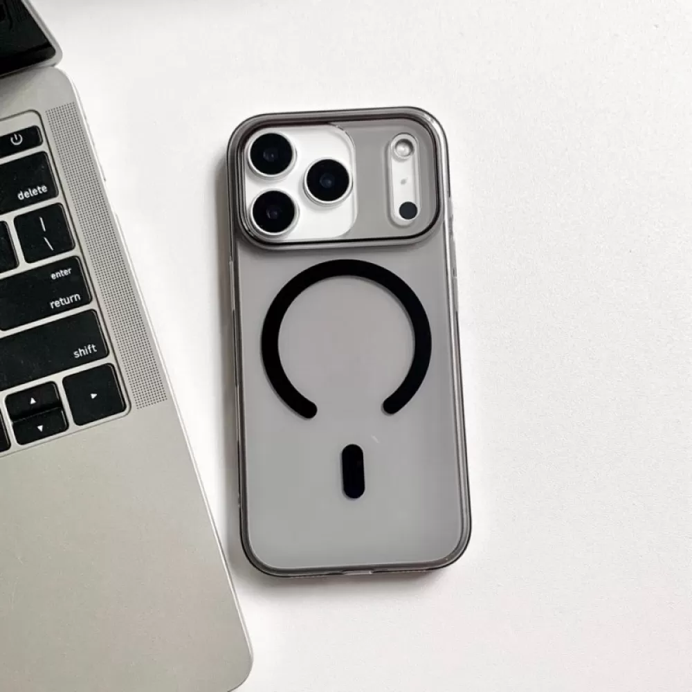 Futrola PVC MAGSAFE za iPhone 17 Pro crna