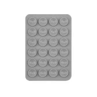 Octobuddy drzac za telefon Vakum  siva