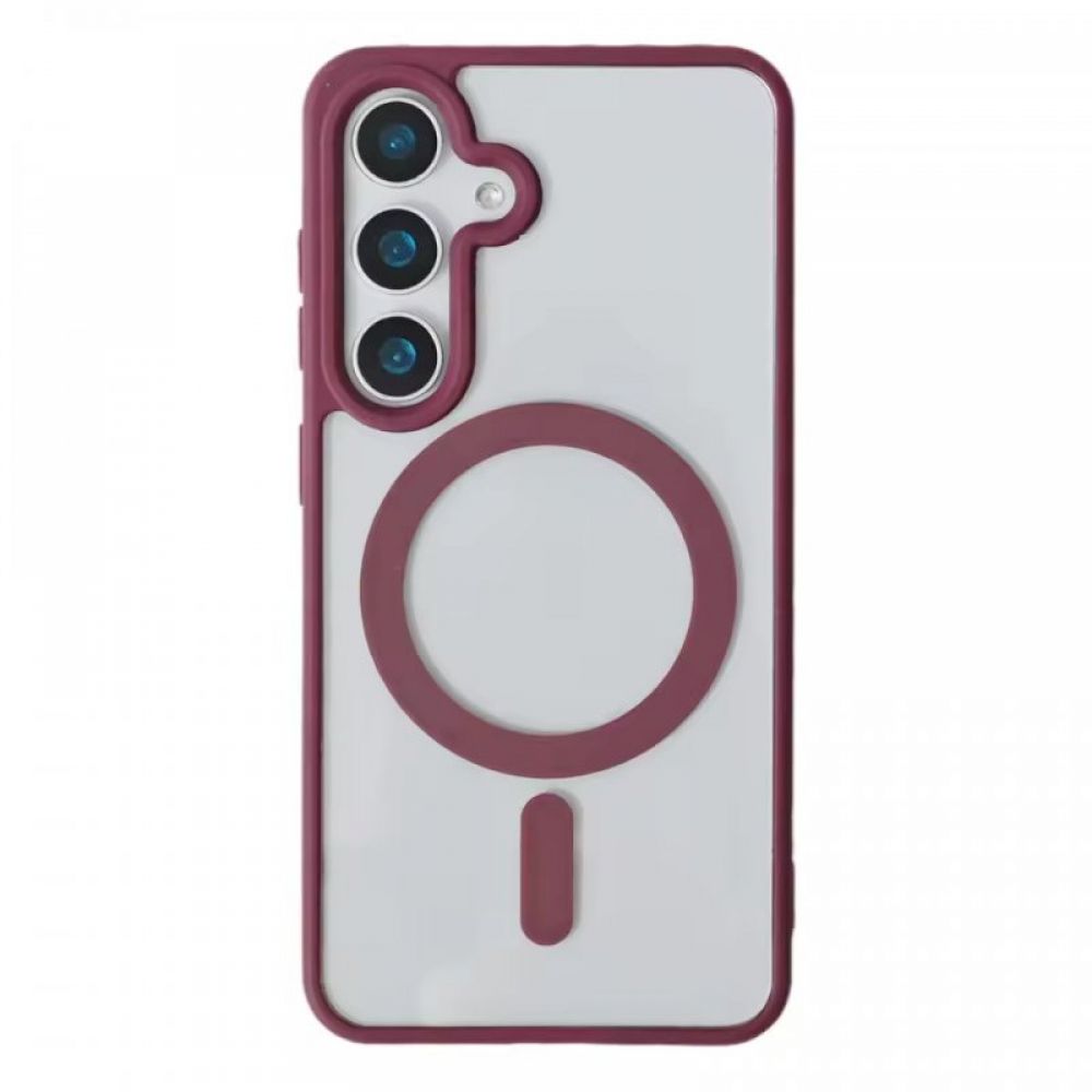 Futrola MAGSAFE SMOOTH za Samsung Galaxy S26 Edge bordo