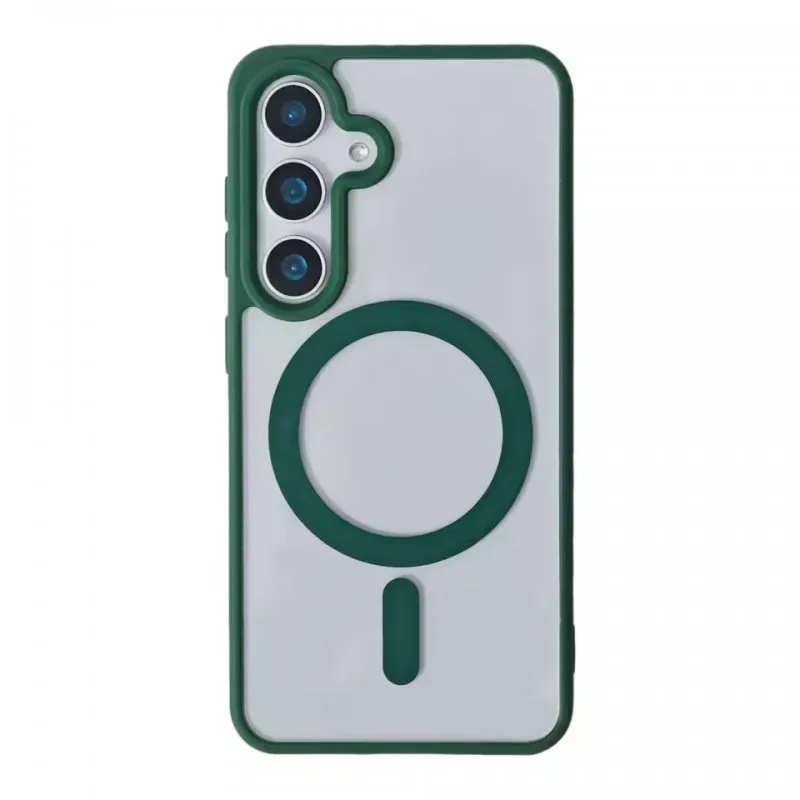 Futrola MAGSAFE SMOOTH za Samsung Galaxy S25 Plus zelena