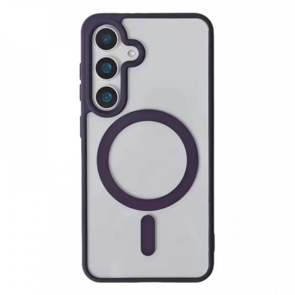 Futrola MAGSAFE SMOOTH za Samsung Galaxy S25 ljubicasta