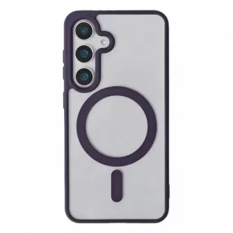 Futrola MAGSAFE SMOOTH za Samsung Galaxy S25 ljubicasta