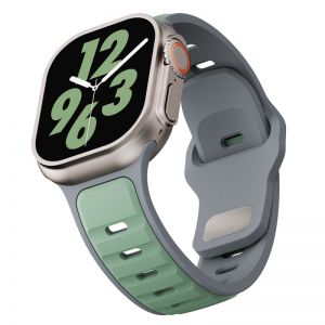 Narukvica za sat 42 / 44 / 45 / 46 / 49mm No1 zeleno-siva