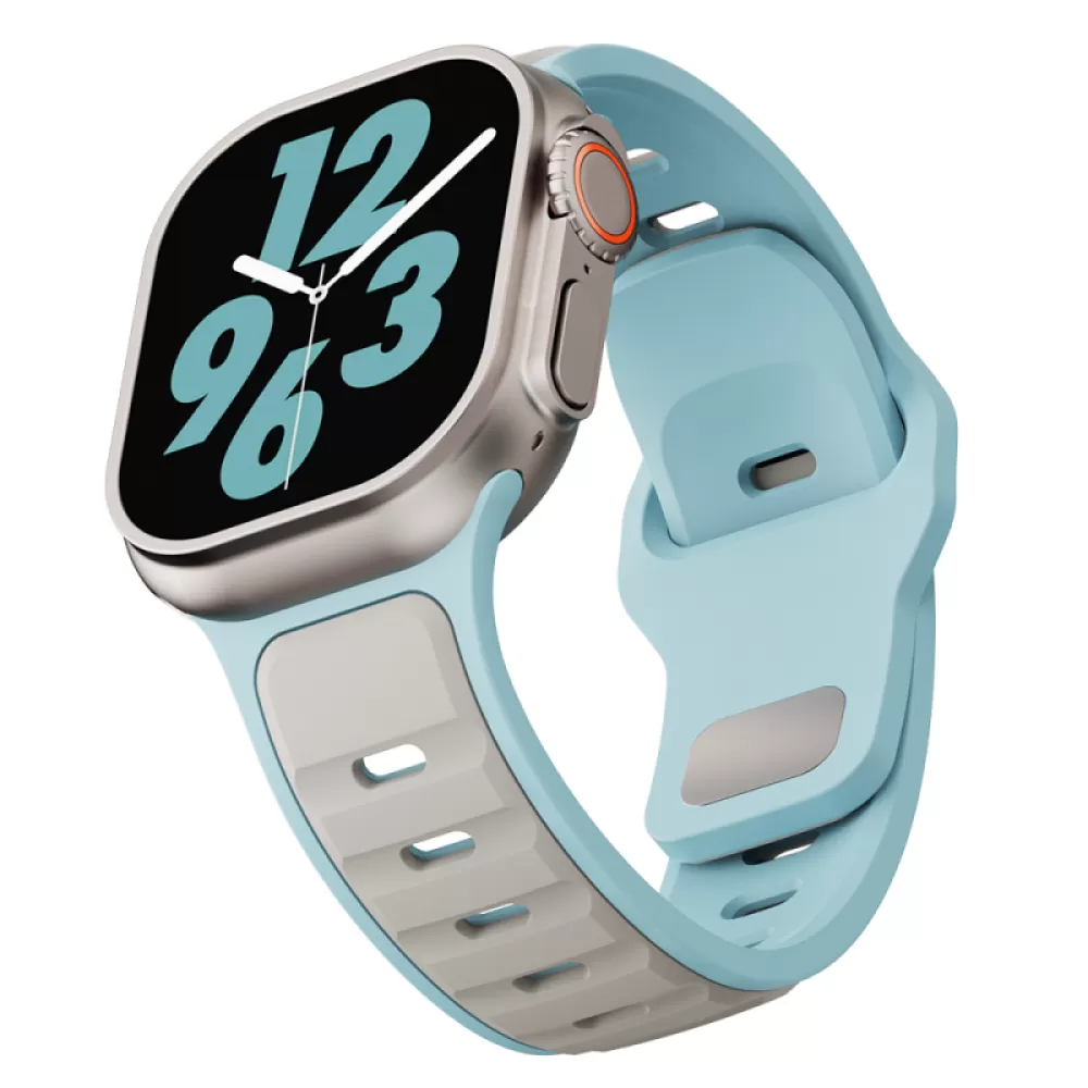 Narukvica za sat 42 / 44 / 45 / 46 / 49mm No1 sivo-plava