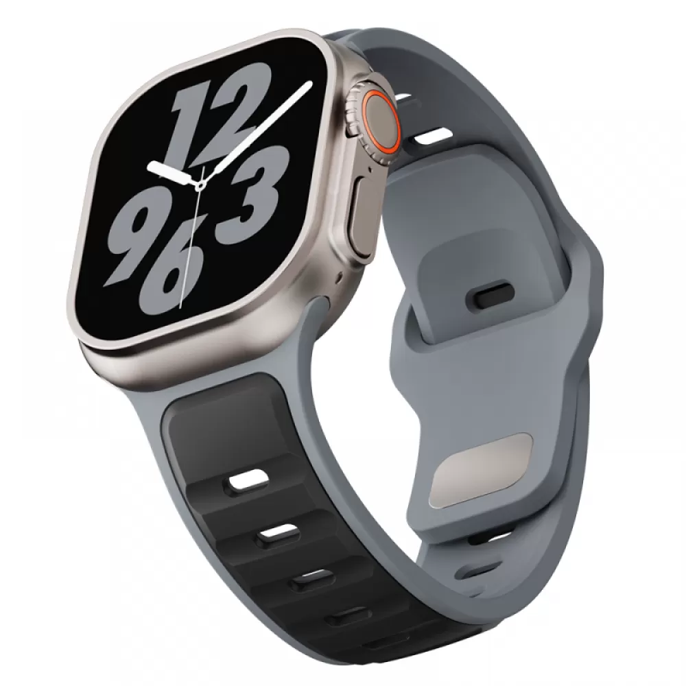 Narukvica za sat 42 / 44 / 45 / 46 / 49mm No1 crno-siva