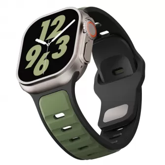 Narukvica za sat 42 / 44 / 45 / 46 / 49mm No1 maslinasto zelena-crna