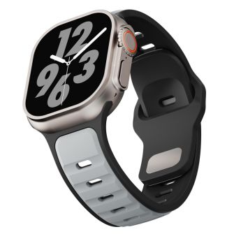 Narukvica za sat 42 / 44 / 45 / 46 / 49mm No1 sivo-crna