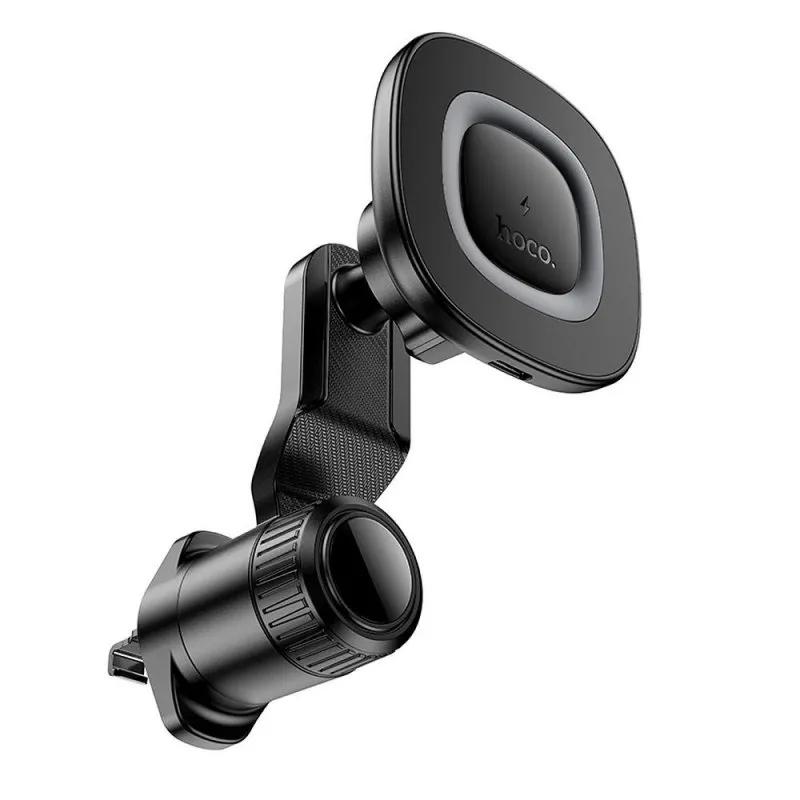 Indukcioni drzac telefona za auto Hoco 15W izlaz vazduha HW30 crni