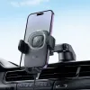 Indukcioni drzac telefona za auto Hoco 15W centralna konzola HW32 crni