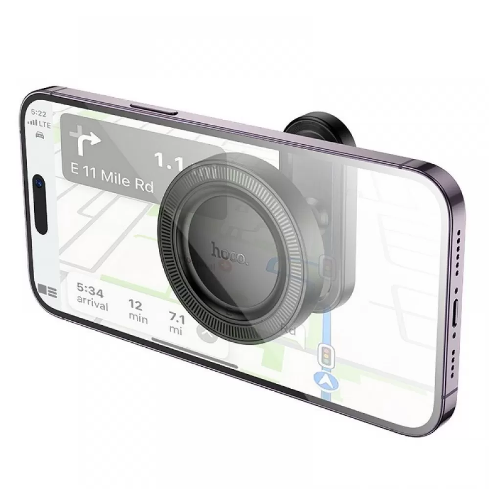 HOCO univerzalni magnetni drzac za telefon za auto / kucu H58 crni