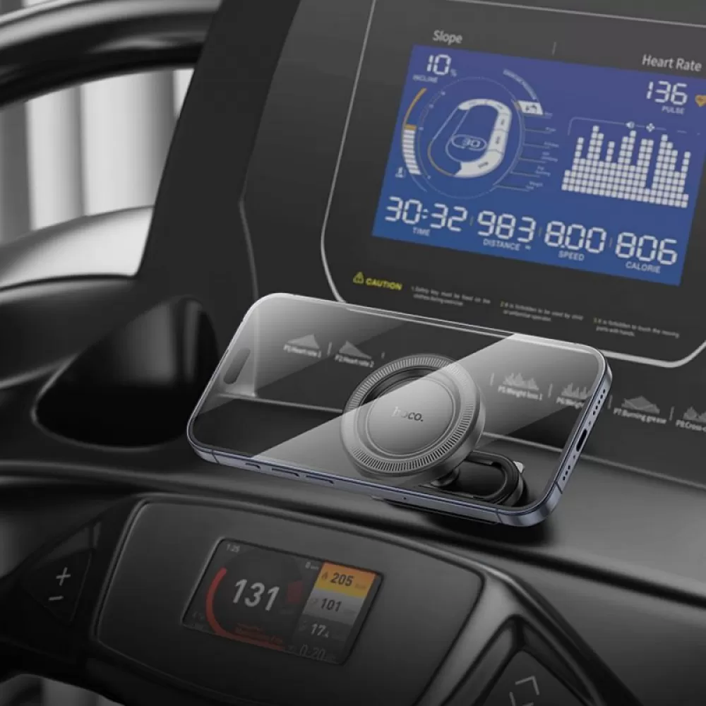 HOCO univerzalni magnetni drzac za telefon za auto / kucu H58 crni