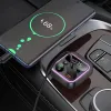 HOCO FM Transmiter bluetooth za auto 2 x USB A + Type C PD QC3.0 20W E85 crni
