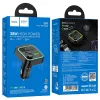 HOCO FM Transmiter bluetooth za auto 2 x USB A + Type C PD QC3.0 20W E85 crni