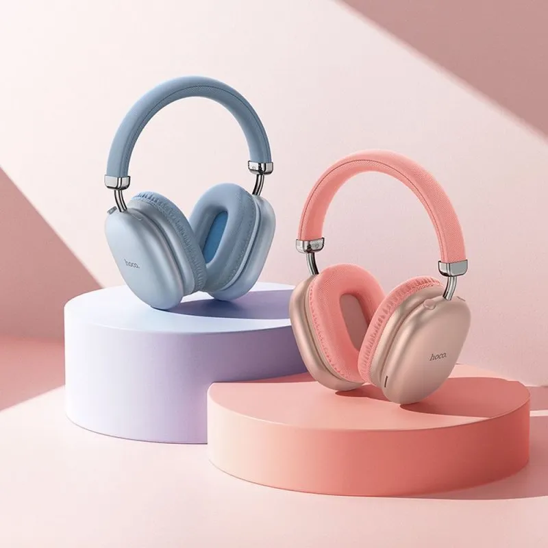 HOCO bezicne bluetooth slusalice W35 Max roze