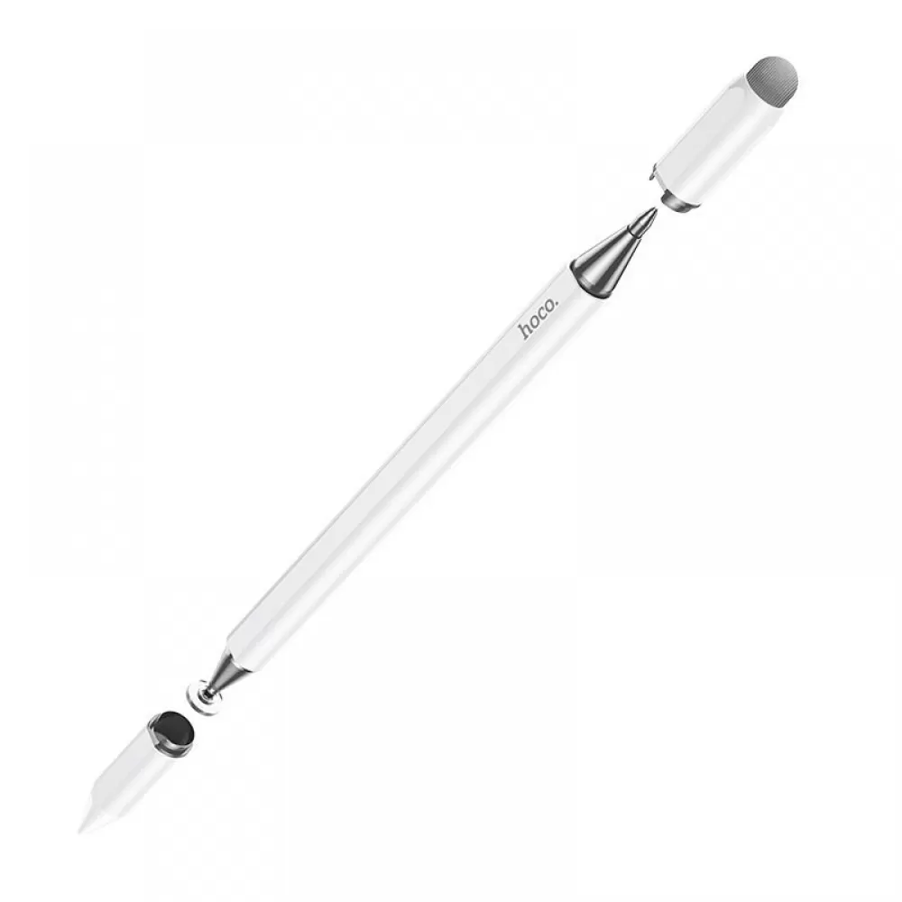 Kapacitivna olovka za tablet pasivna Hoco 3u1 GM111 bela