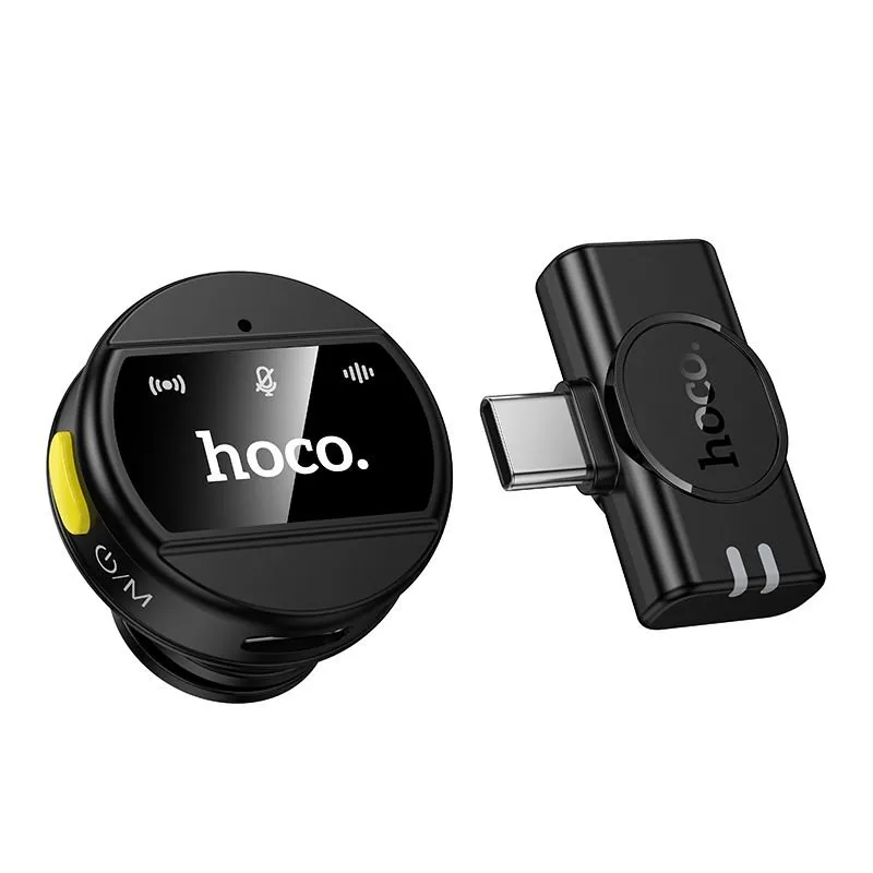 Bezicni mikrofon USB C Hoco L21 crni