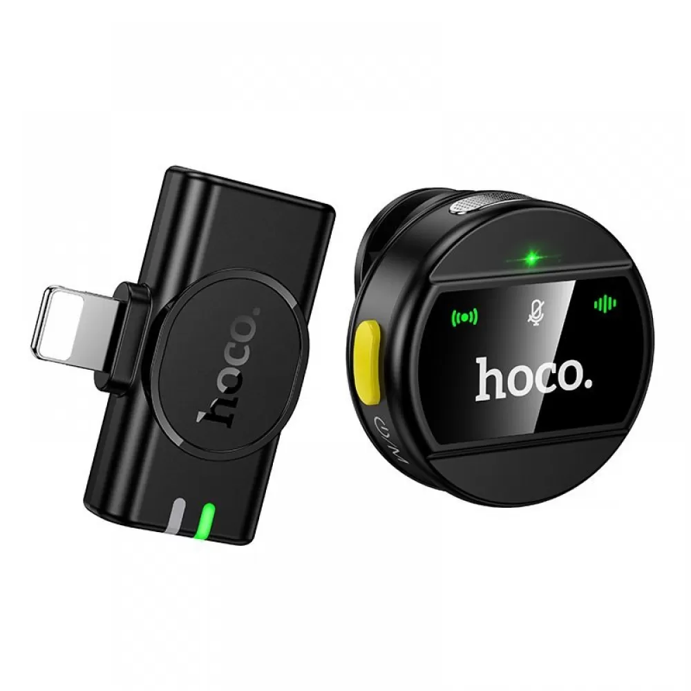 Bezicni mikrofon Lightning Hoco L21 crni