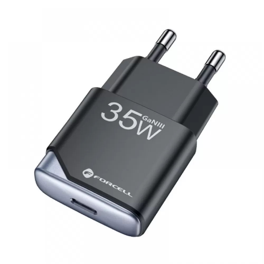Kucni punjac  Forcell F-Energy Ultra Slim GaN III USB C PD QC4.0 3A 35W B135101-E crni