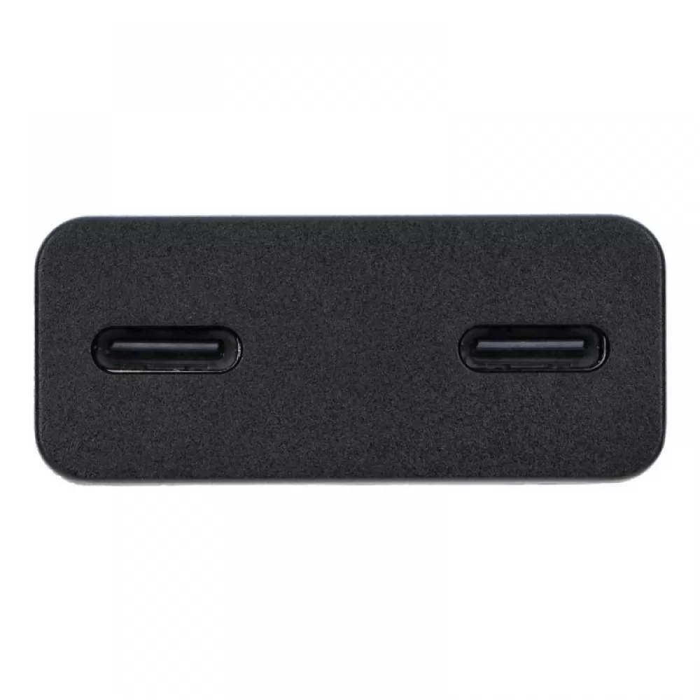 Punjac za telefon Blue Star Slim GaN 2x Type C QC4.0 PD 3A 30W TFK-SC-30WCC crni