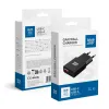 Punjac za telefon Blue Star Slim GaN 1x Type C + 1x USB A QC4.0 PD 3A 25W TFK-SC-25WAC crni