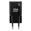 Punjac za telefon Blue Star Slim GaN 1x Type C + 1x USB A QC4.0 PD 3A 25W TFK-SC-25WAC crni