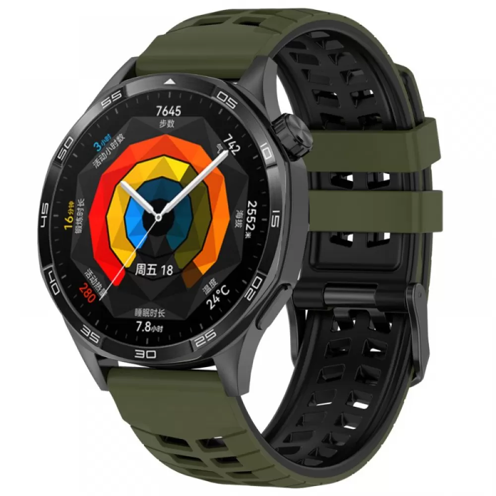 Narukvica za sat 22mm No2 maslinasto zelena