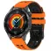 Narukvica za sat 22mm No2 narandzasta sa crnim