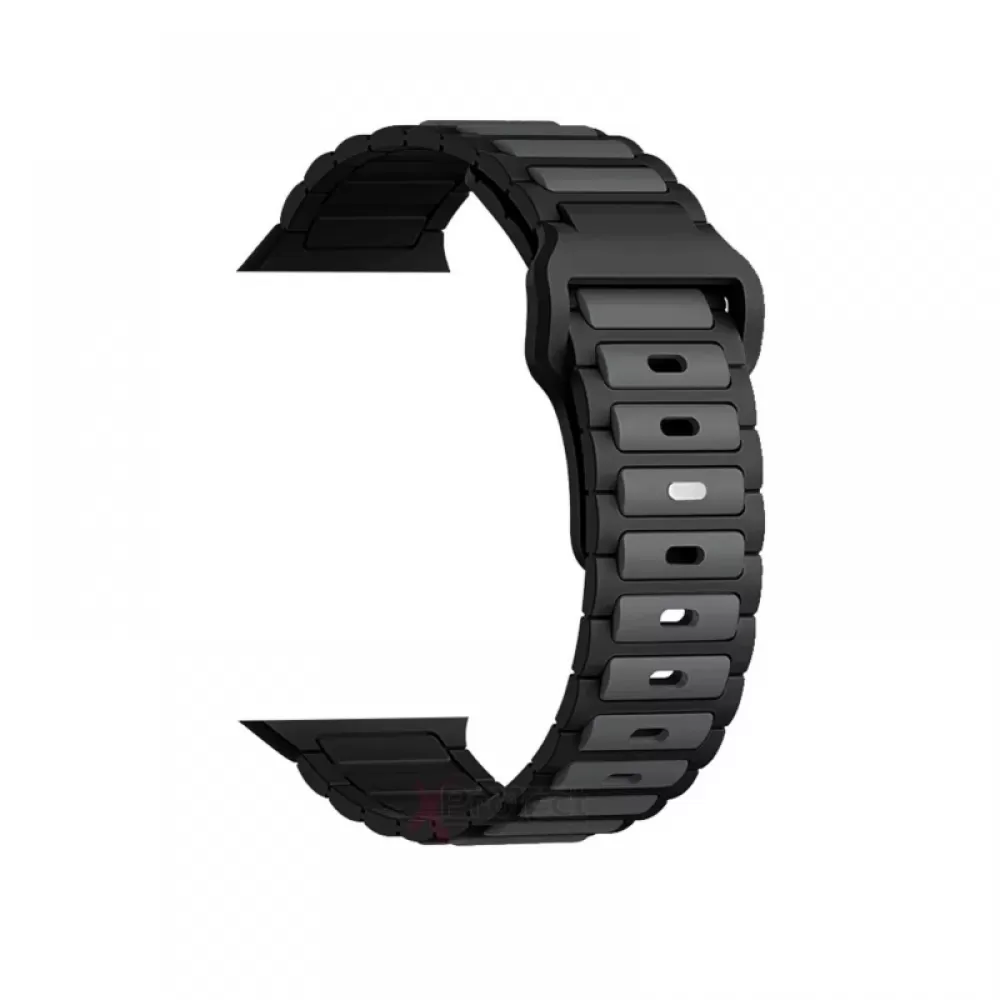 Narukvica za sat 22mm No3 crno-siva