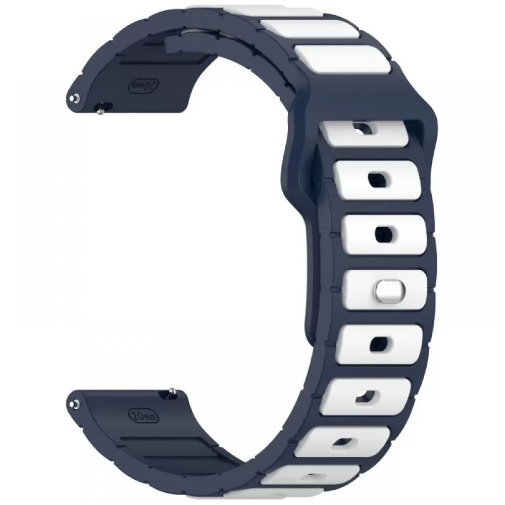 Narukvica za sat 22mm No3 teget-bela